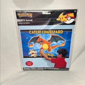 Pokemon Charizard Catch Game - Blue and Red